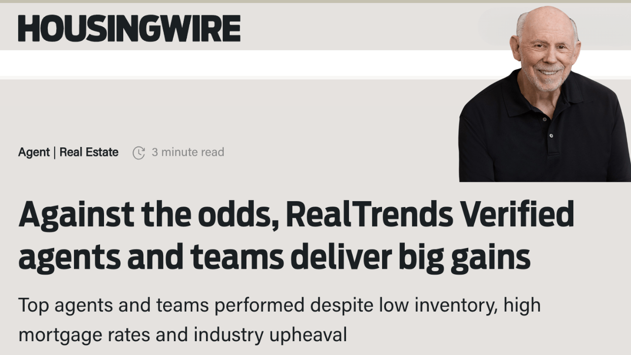 No. 1 Ranked RealTrends
