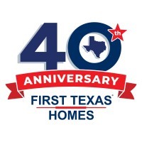 First Texas Homes 40 yr logo